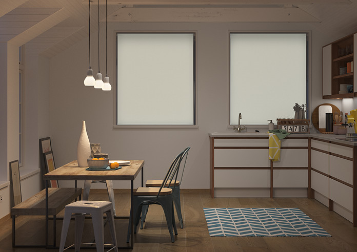 Rimini (Blackout), White & Illusion Pure - Double Roller Blind - Image 7